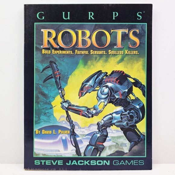 GURPS Robots David Pulver RPG Book Steve Jackson Games First Ed. 3rd Print 2000 - Picture 1 of 8